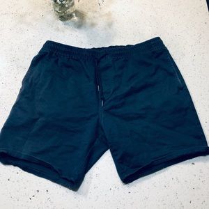 OBEY 8” Shorts in Blue, Size L